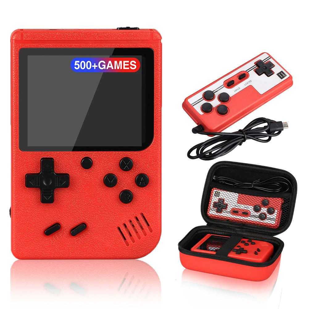 Consola Retro Portátil 2.4” – Mini Game Player con 500 Juegos Clásicos