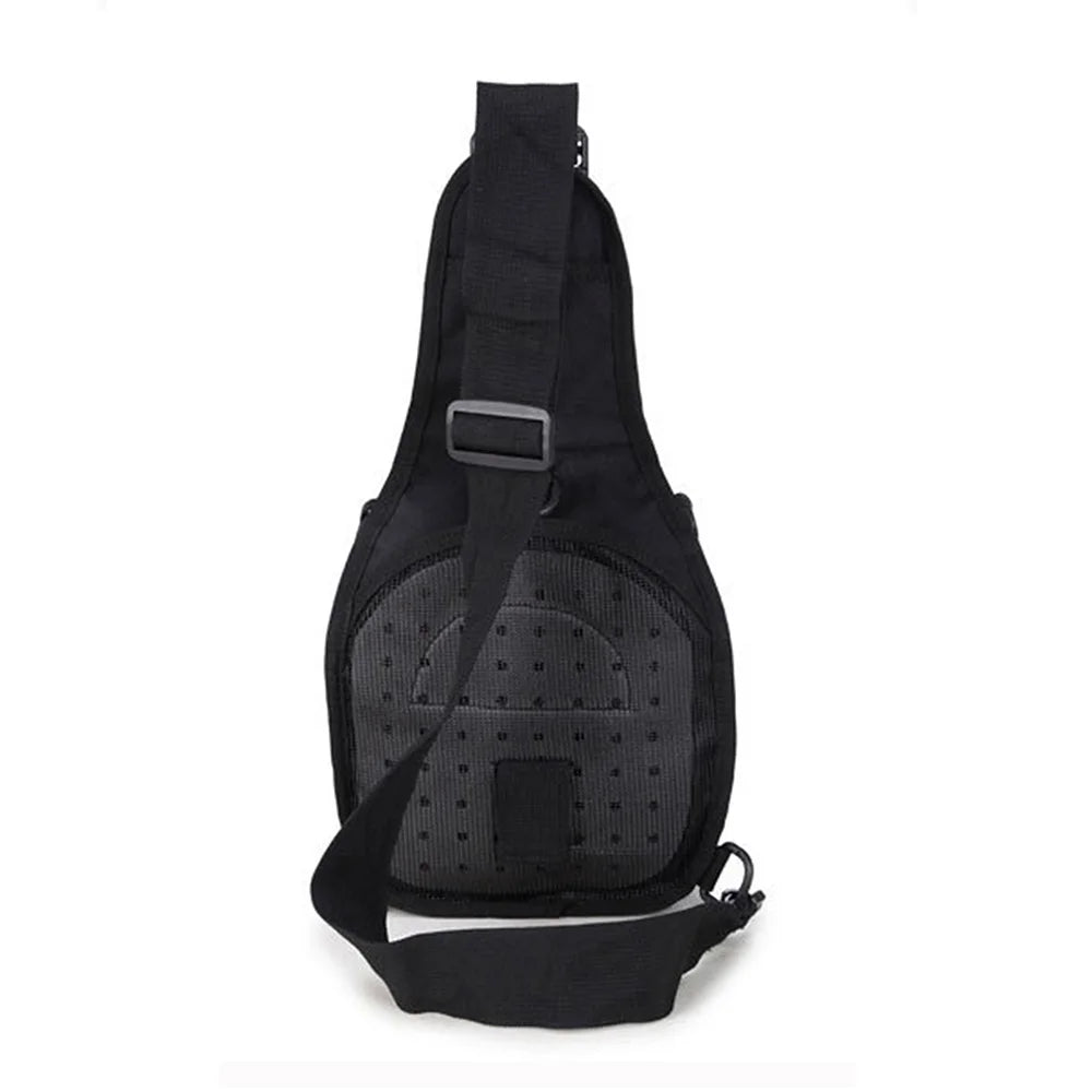 Bolso Cruzado para Hombre – Mochila Sling Táctica de Nylon para Viajes y Uso Diario