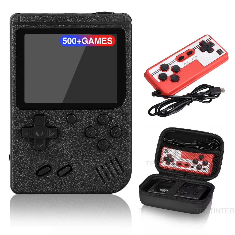 Consola Retro Portátil 2.4” – Mini Game Player con 500 Juegos Clásicos