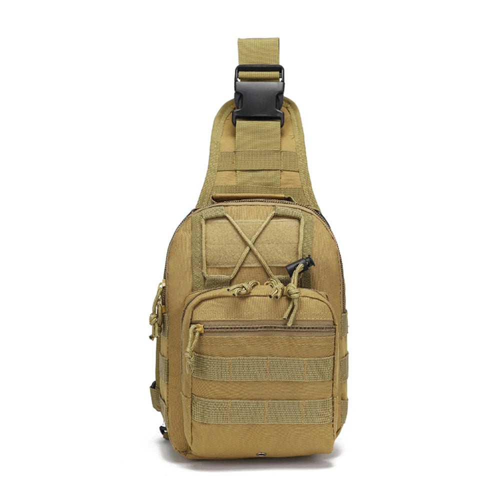 Bolso Cruzado para Hombre – Mochila Sling Táctica de Nylon para Viajes y Uso Diario