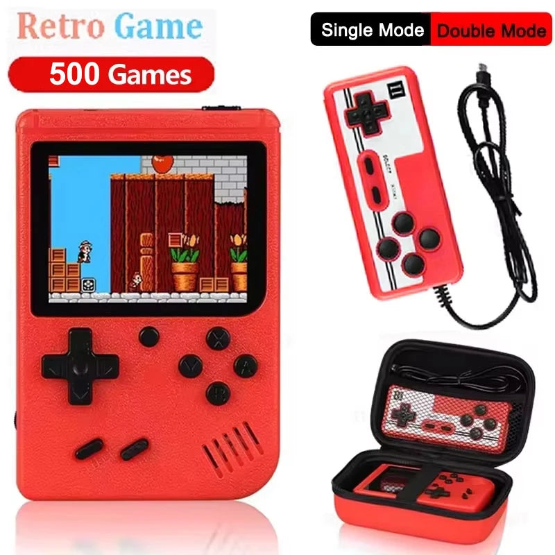 Consola Retro Portátil 2.4” – Mini Game Player con 500 Juegos Clásicos