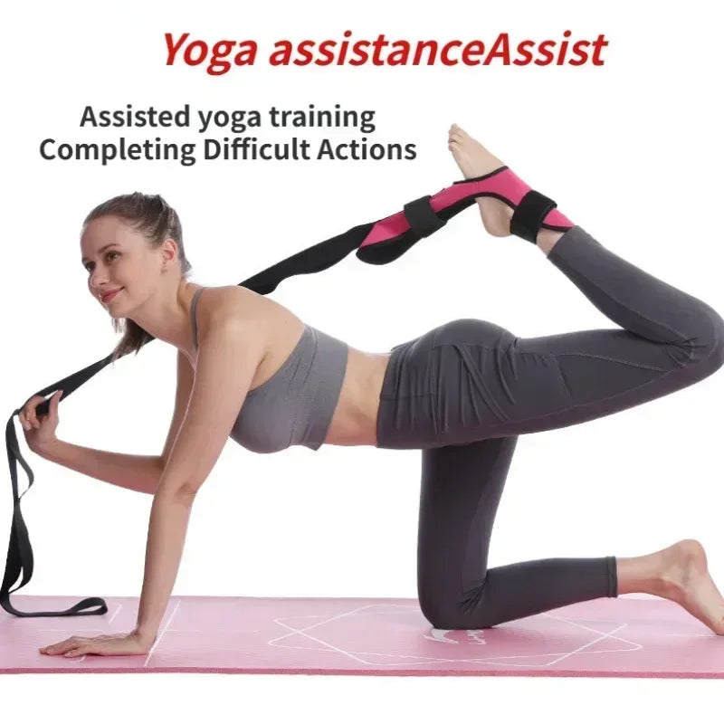 Banda de Estiramiento para Yoga y Piernas – Mejora Flexibilidad y Rehabilitación
