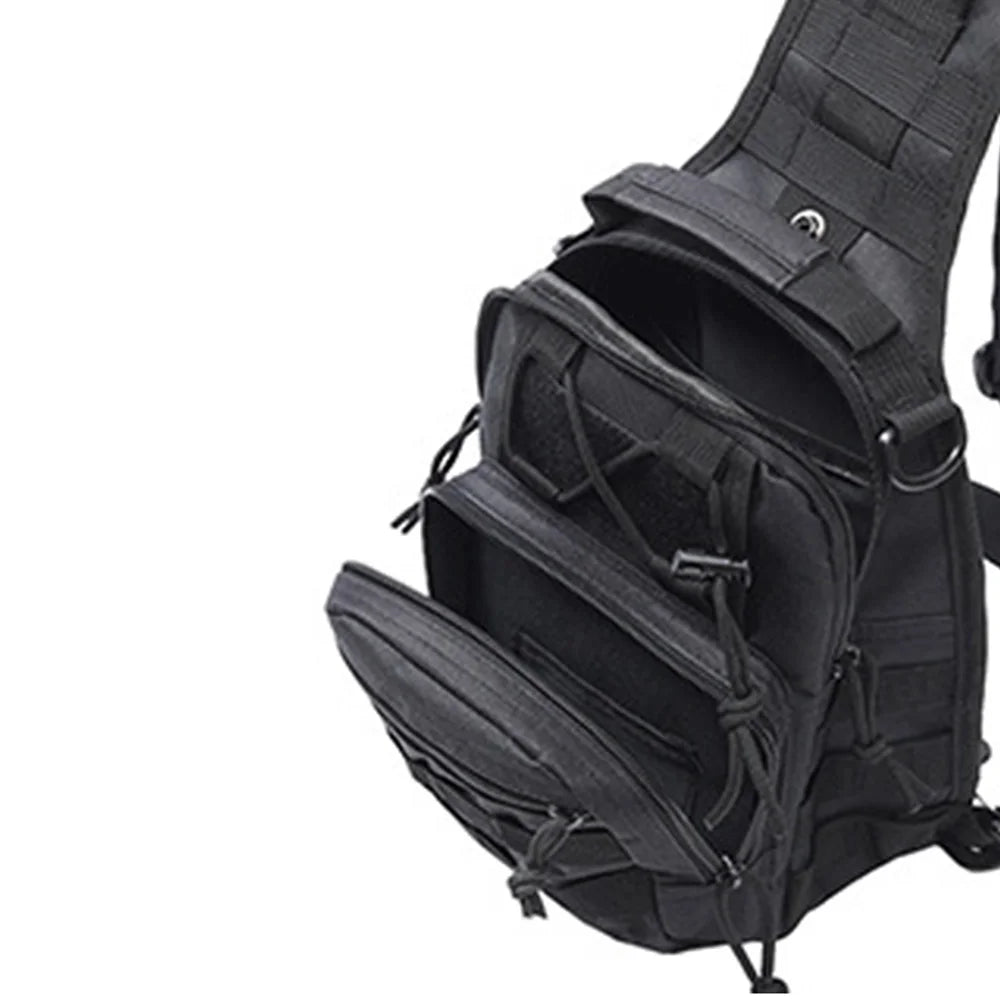 Bolso Cruzado para Hombre – Mochila Sling Táctica de Nylon para Viajes y Uso Diario